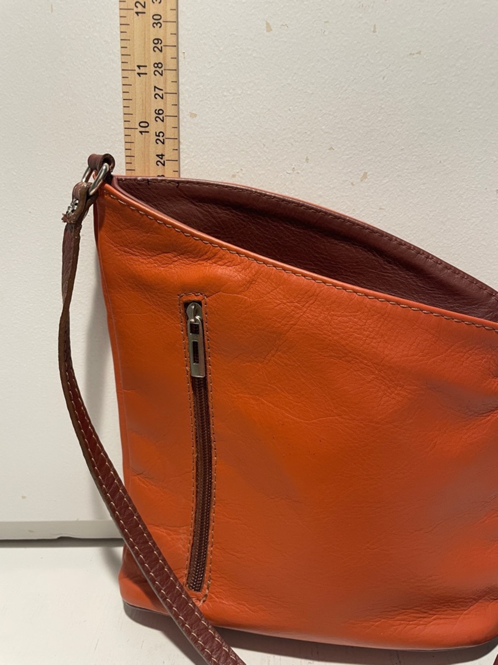 G.M. Genuine Leather Bag Made in Greece. - Picture 12 of 15